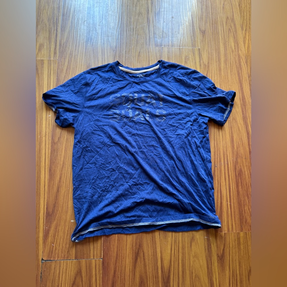 Men's Blue Graphic T-Shirt size large